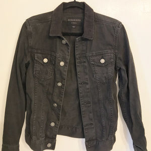 All Saints Black Denim Jacket
